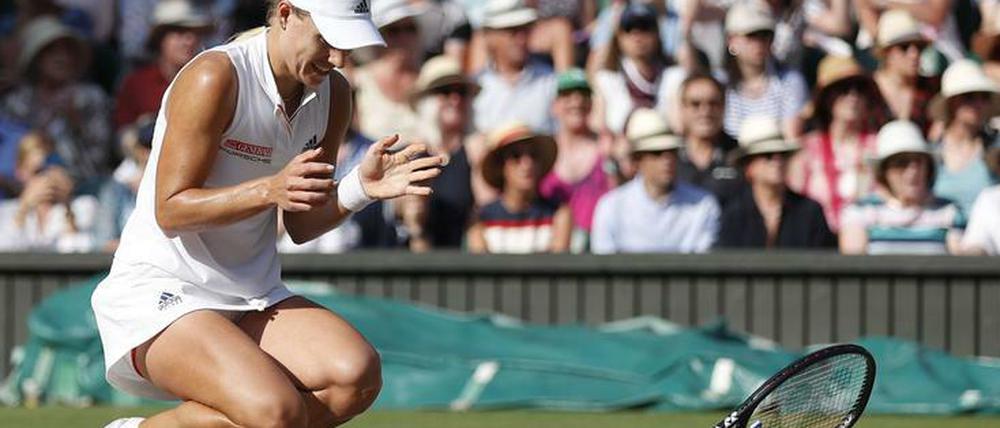 Angelique Kerber im Moment ihres größten Triumphes.
