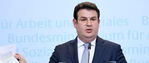 Bundesminister für Arbeit und Soziales, Hubertus Heil (SPD). 