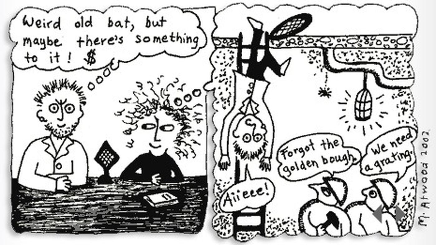 Graphic Novelist Vorsicht bissig