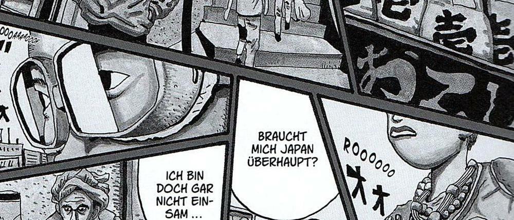 Splitter aus einsamen Lebenswelten: Die Eröffnungsseite von „Tekkon Kinkreet“.