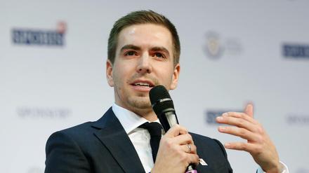 Begehrter Interviewpartner: Philipp Lahm.