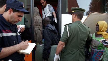 Flüchtlinge in Algerien.