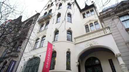 Die Villa Grisebach in Charlottenburg. 