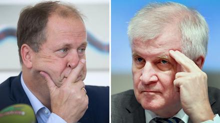 Treffen abgesagt: NRW-Flüchtlingsminister Joachim Stamp (FDP,links) und Bundesinnenminister Horst Seehofer (CSU)