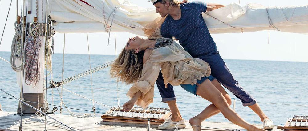 Dancing Queen! Lily James in der Rolle der jungen Donna.