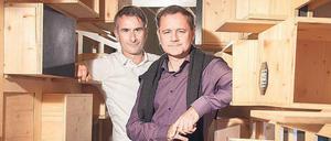 Ein gemeinsames Anliegen. Prof. Christoph Gengnagel (UdK Berlin) und Prof. Stefan Weinzierl (TU Berlin). 