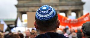 Kundgebung gegen Antisemitismus in Berlin