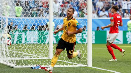 Eden Hazard bejubelt sein Tor zum 2:0.
