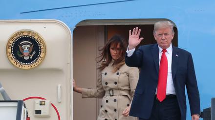 US-Präsident Donald Trump und Gattin Melania