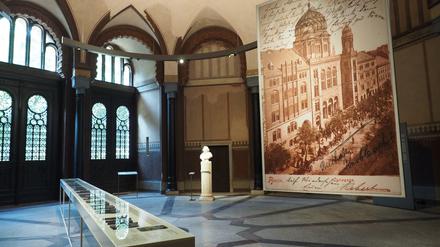 Die Eingangsrotunde der Neuen Synagoge in der Oranienburger Straße.