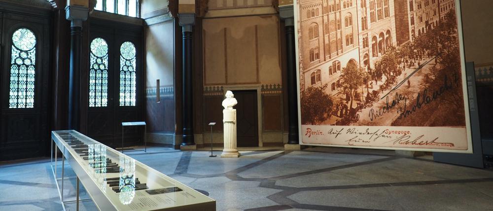 Die Eingangsrotunde der Neuen Synagoge in der Oranienburger Straße.