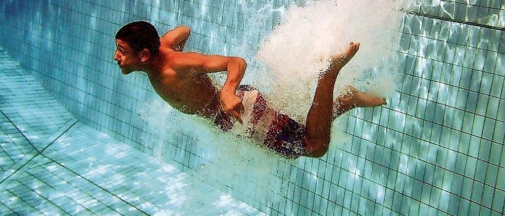 Berlin geht baden.