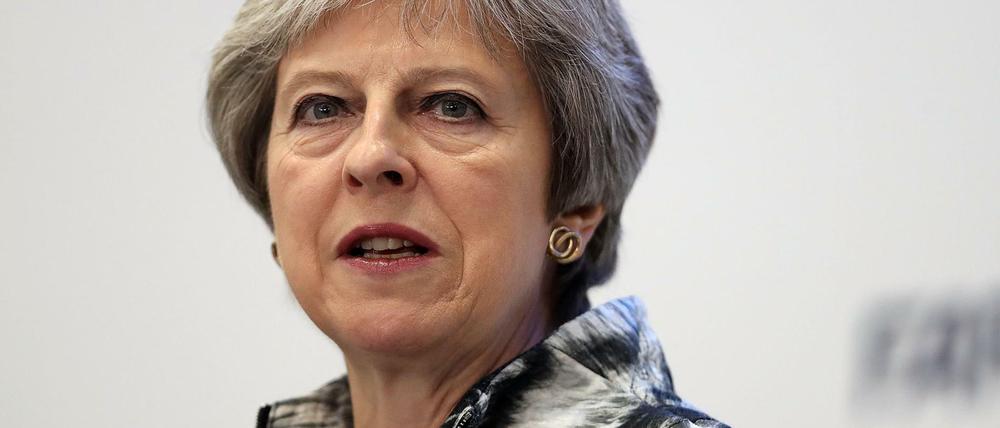 Die britische Premierministerin Theresa May