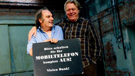 Wer schreibt wem was vor? Matthias Lilienthal und sein Vorgänger als Intendant der Münchner Kammerspiele, Johan Simons (r.) im September 2013.