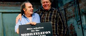Wer schreibt wem was vor? Matthias Lilienthal und sein Vorgänger als Intendant der Münchner Kammerspiele, Johan Simons (r.) im September 2013.