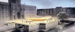 Schloss oder Reichstag? Über die Wippe wird weiter diskutiert. 