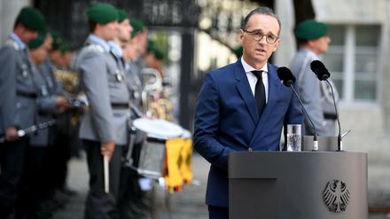 Außenminister Heiko Maas (SPD) im Bendlerblock in Berlin.