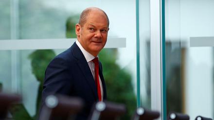 Olaf Scholz, Vize-Kanzler und SPD-Mann, wovon man derzeit aber nicht viel merkt. 