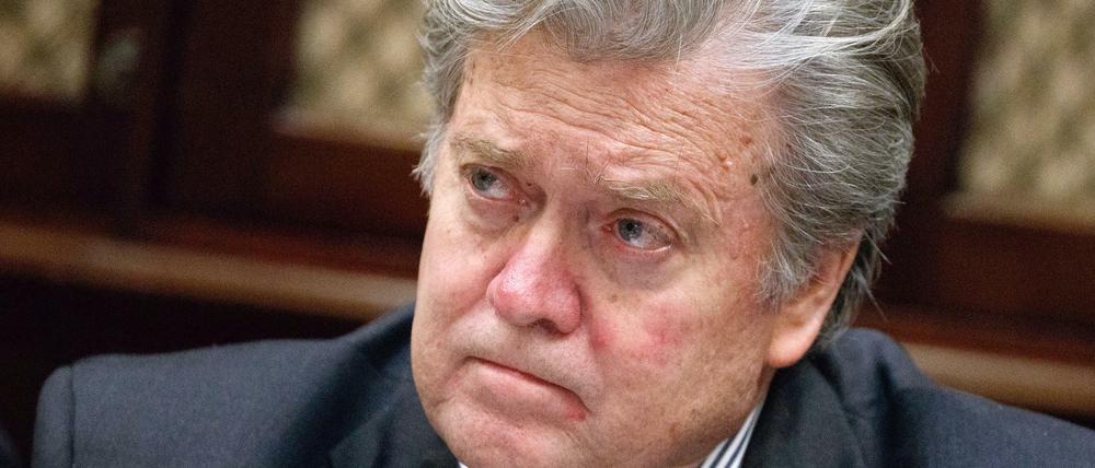 Der ehemalige Chefstratege des aktuellen US-Präsidenten Donald Trump, Steve Bannon.
