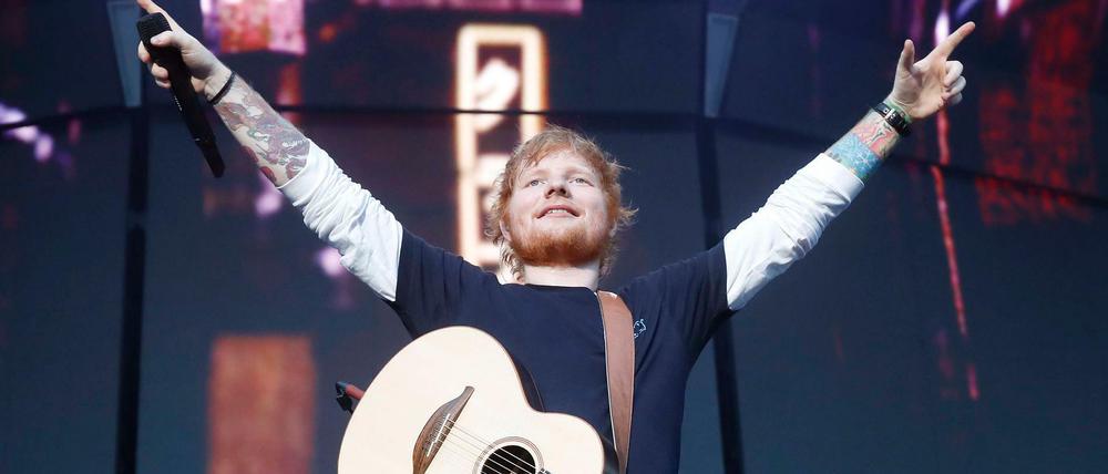 Ed Sheeran im Berliner Olympiastadion.