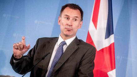 Der britische Außenminister Jeremy Hunt bei seinem Berlin-Besuch.