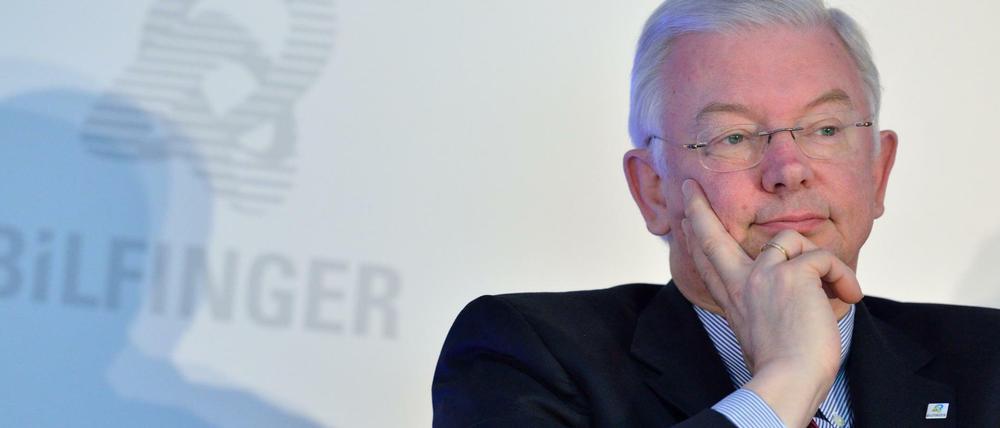 Der damalige Vorstandsvorsitzende des Bau- und Dienstleistungskonzerns Bilfinger Berger, Roland Koch.