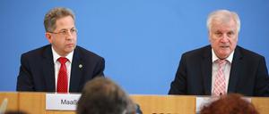 Hans-Georg Maaßen, Präsident des Bundesamts für Verfassungsschutz und Innenminister Horst Seehofer (CSU).