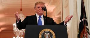 US-Präsident Donald Trump im Weißen Haus. 