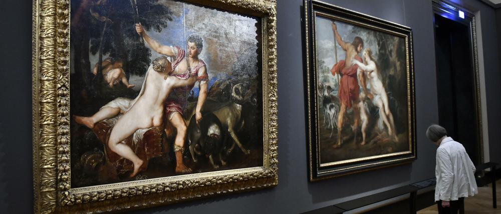 Rubens-Gemälde in einer Ausstellung im Kunsthistorischem Museum in Wien , 2017.
