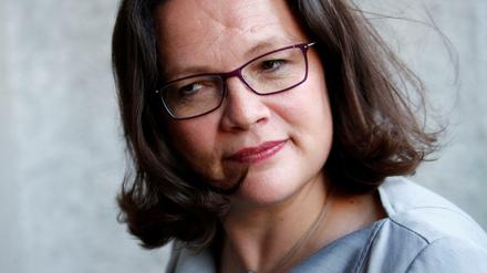 Entsorgt die HiKo der SPD: Andrea Nahles, Parteichefin der SPD 