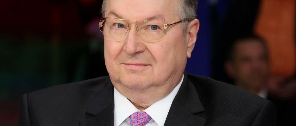 Heinz Buschkowsky bei einem Auftritt in der ZDF-Talkshow "Maybrit Illner".