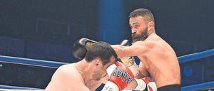 Boxt für die Türkei. Ünsal Arik (rechts) bei einem EM-Titelkampf im Super-Weltergewicht.