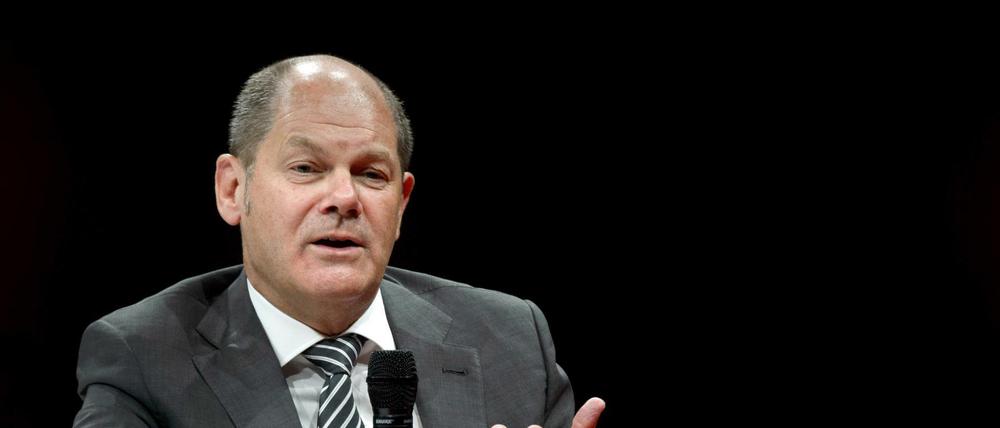 Bundesfinanzminister Olaf Scholz (SPD). 