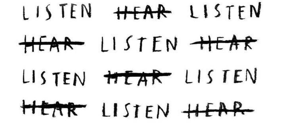 Transkript. Die Arbeit „listen hear listen“ (2017) von Christine Sun Kim. 