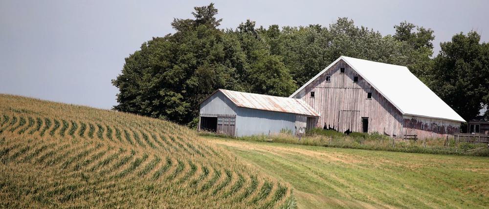 Eine Farm im US-Bundesstaat Iowa