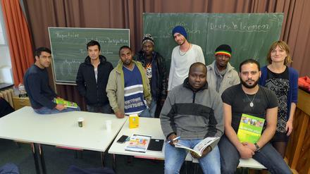 Berlin-Kreuzberg: Deutsch-Unterricht für Flüchtlinge 