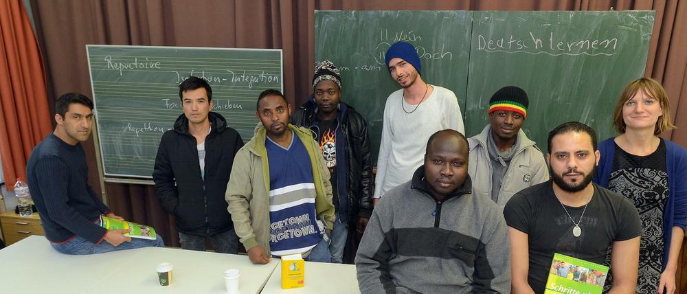 Berlin-Kreuzberg: Deutsch-Unterricht für Flüchtlinge