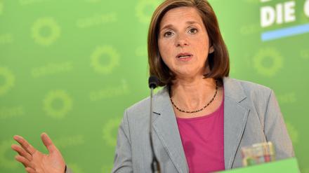 Katrin Göring-Eckardt, Fraktionsvorsitzende von Bündnis 90/Die Grünen im Bundestag. 