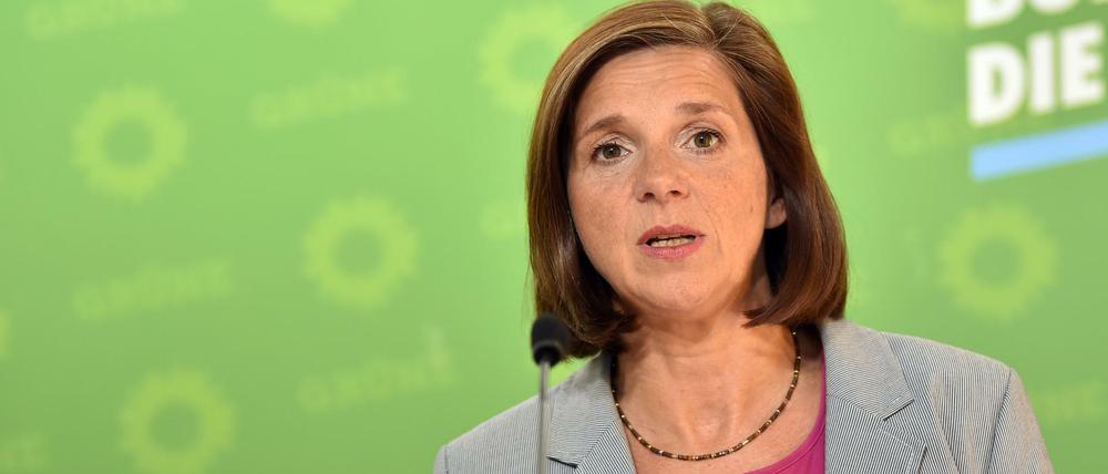 Katrin Göring-Eckardt, Fraktionsvorsitzende von Bündnis 90/Die Grünen im Bundestag. 
