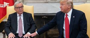Mögen sich: Jean-Claude Juncker und Donald Trump.