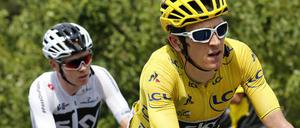 Neue Rangordnung. Thomas kommt jetzt vor Froome. 