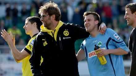 Einst war er auf Schulterschluss mit Kloppo, jetzt spielt Kevin Großkreutz in der Dritten Liga.