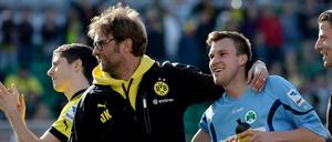 Einst war er auf Schulterschluss mit Kloppo, jetzt spielt Kevin Großkreutz in der Dritten Liga.
