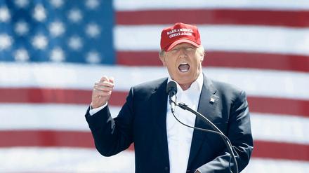 Trump bei seinem Wahlkampf im März 2016.