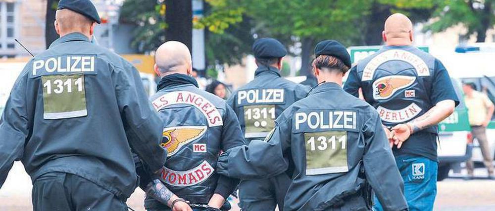 Alte Bekannte. Immer wieder geraten Rocker ins Visier der Polizei. 