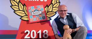 Spielerentwickler Michael Kiesling hat mit "AZUL"das "Spiel des Jahres 2018" entwickelt. Bei einer Feier wurde der gelernte Diplomingenieur ausgezeichnet.