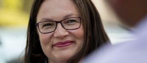 Andrea Nahles ist seit 100 Tagen Vorsitzende der Sozialdemokratischen Partei Deutschlands (SPD). Doch die SPD verharrt im Umfragetief