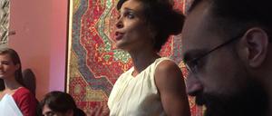 Ensemble für arabische Musik: Lena-Marie Vahl, Valentina Belanova (Ney), Razan Nassreddine (Gesang) und Daisam Jolo (Oud) im Museum für Islamische Kunst Berlin. 