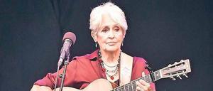 Joan Baez am Sonntag in Berlin.