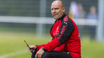 Jörg Goslar, hier noch bei Hildesheim, trainiert jetzt Viktoria 89. 